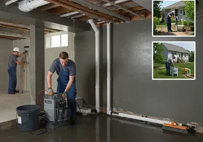 Basement Waterproofing and Flood Prevention process in Gridley, IL